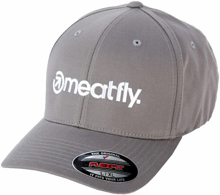 Baseball sapka Meatfly Brand Flexfit Grey L/XL Baseball sapka