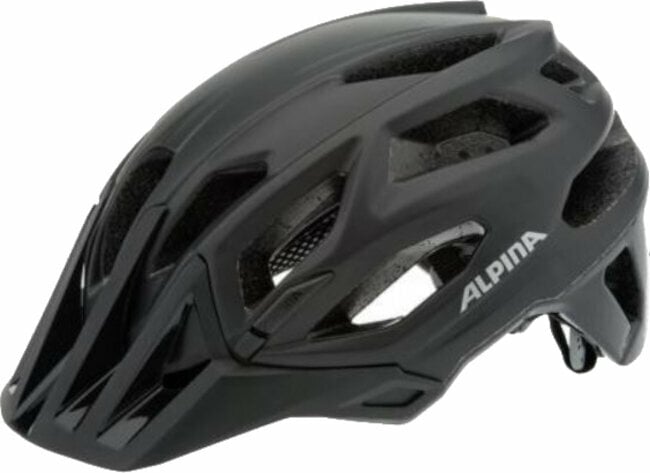 Cyklistická helma Alpina Garbanzo Black Gloss 52-57 Cyklistická helma