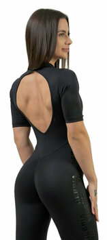 Pantalones deportivos Nebbia Workout Jumpsuit INTENSE Focus Black XS Pantalones deportivos - 1