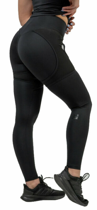Fitness spodnie Nebbia High Waist Leggings INTENSE Mesh Black XS Fitness spodnie