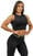 Fitness koszulka Nebbia Compression Push-Up Top INTENSE Mesh Black XS Fitness koszulka