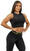 Fitness Μπλουζάκι Nebbia Compression Push-Up Top INTENSE Mesh Black L Fitness Μπλουζάκι