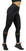 Pantalon de fitness Nebbia High Waist Push-Up Leggings INTENSE Heart-Shaped Black XS Pantalon de fitness
