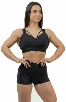 Fitness spodní prádlo Nebbia Padded Sports Bra INTENSE Iconic Black XS Fitness spodní prádlo - 1