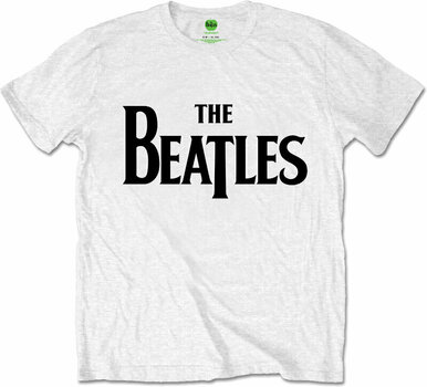 Maglietta The Beatles Maglietta Drop T Logo White L - 1