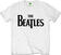 Риза The Beatles Риза Drop T Logo бял S