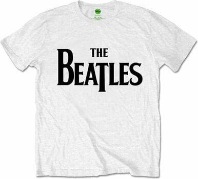 Skjorte The Beatles Skjorte Drop T Logo White 2XL - 1
