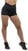 Pantalon de fitness Nebbia Compression High Waist Shorts INTENSE Leg Day Black M Pantalon de fitness