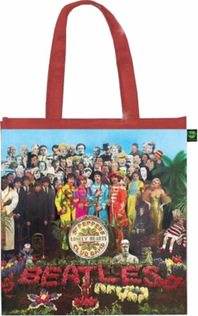 Nákupná taška The Beatles Sgt Pepper Multi/Crimson