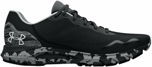 Road running shoes Under Armour Men's UA HOVR Sonic 6 Camo Running Shoes Black/Black/Gray Mist 45 Road running shoes - 1