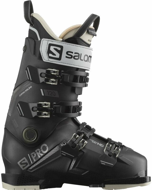 Clăpari de schi alpin Salomon S/Pro 120 Black/Rainy Day/Belluga 28 / 28,5 Clăpari de schi alpin