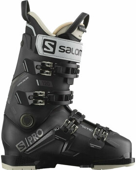 Chaussures de ski alpin Salomon S/Pro 120 Black/Rainy Day/Belluga 28/28,5 Chaussures de ski alpin - 1