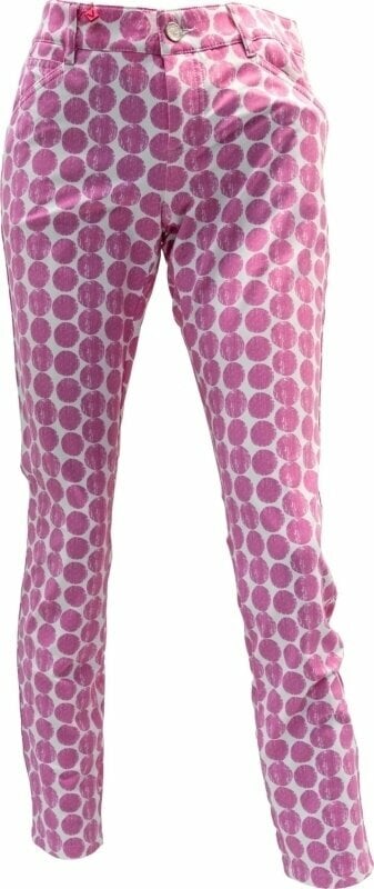 Trousers Alberto Mona WR Dots Pink 38