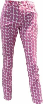 Trousers Alberto Mona WR Dots Pink 38 - 1
