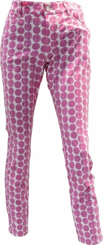 Trousers Alberto Mona WR Dots Pink 36