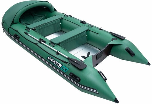 Inflatable Boat Gladiator Inflatable Boat C420AL 420 cm Green - 1