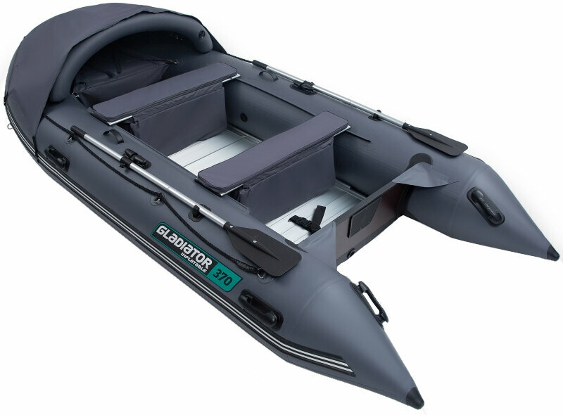 Inflatable Boat Gladiator Inflatable Boat C370AL 370 cm Dark Gray