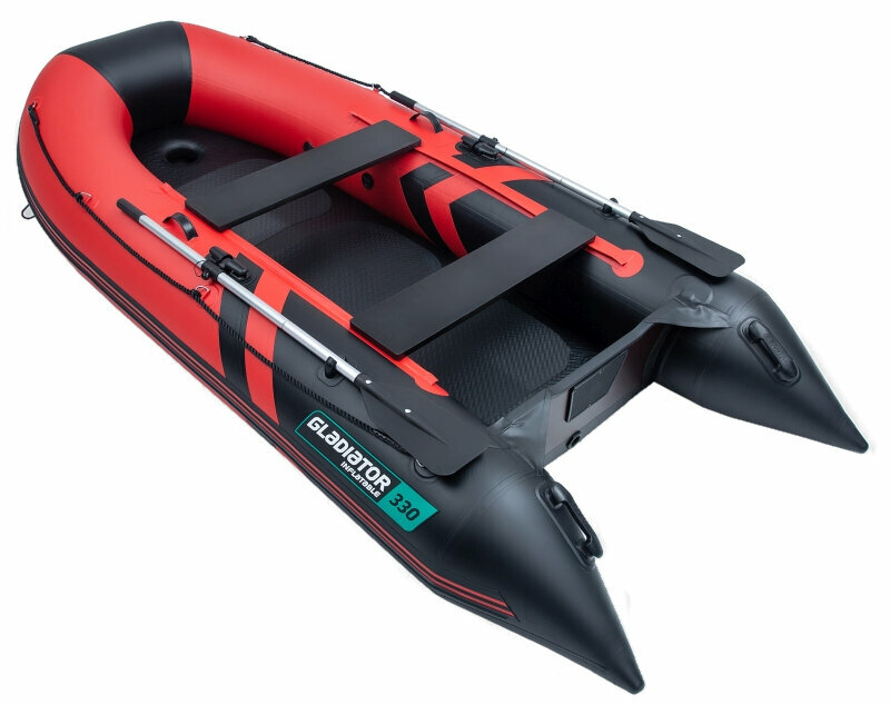 Inflatable Boat Gladiator Inflatable Boat B330AD 330 cm Red/Black