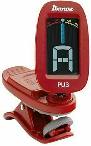 Clip-on tuner Ibanez PU3 Red