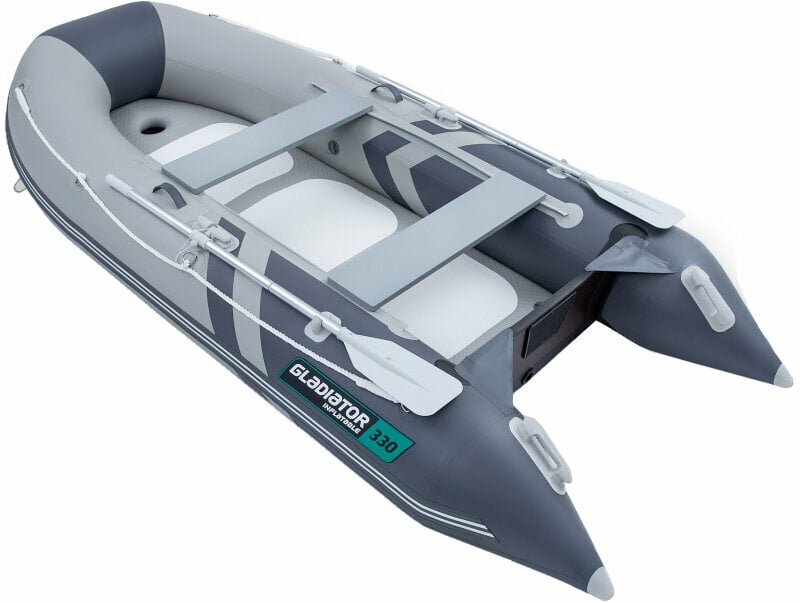 Inflatable Boat Gladiator Inflatable Boat B330AD 330 cm Light Dark Gray