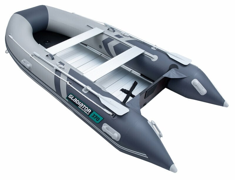 Inflatable Boat Gladiator Inflatable Boat B370AL 370 cm Light Dark Gray