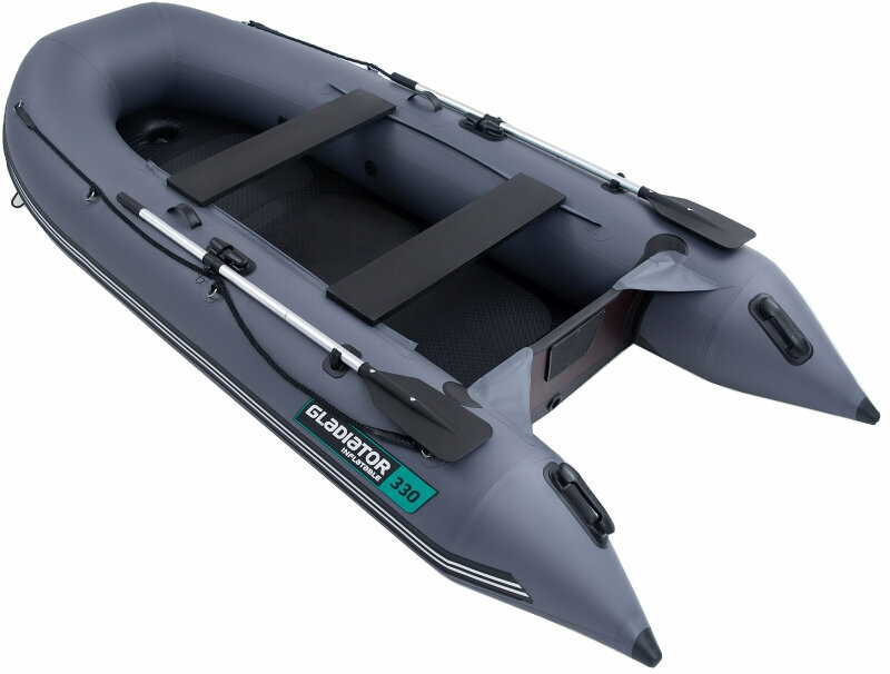 Inflatable Boat Gladiator Inflatable Boat B330AD 330 cm Dark Gray
