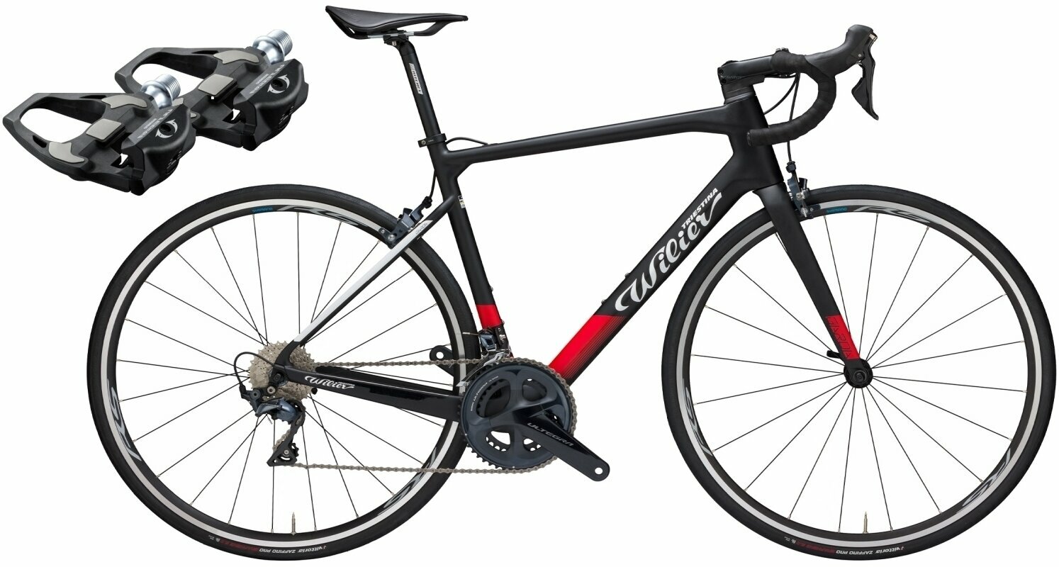 Колоездене > Велосипеди > Пътни велосипеди Wilier Garda Rim SET Black/Red Mat XL