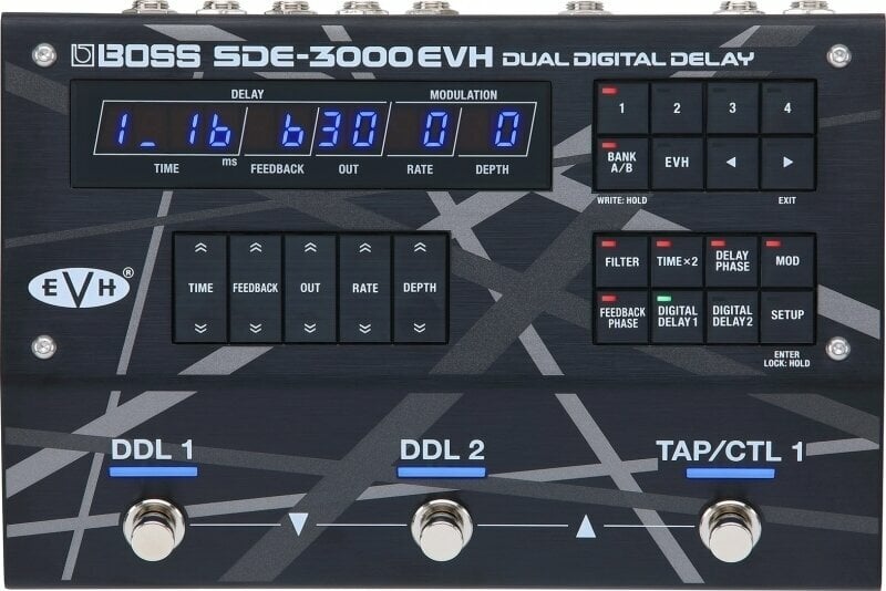 Efeito de guitarra Boss SDE-3000 EVH