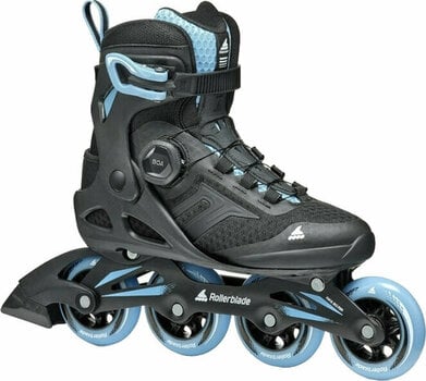 Roller Skates Rollerblade Macroblade 84 BOA W Black/Powder Blue 40 Roller Skates - 1