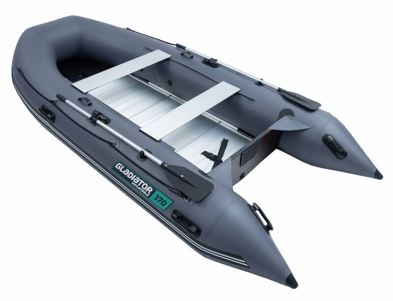 Inflatable Boat Gladiator Inflatable Boat B420AL 420 cm Dark Gray