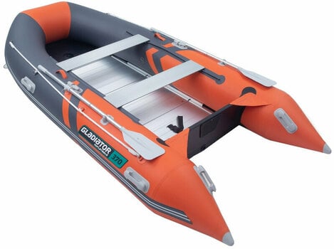 Inflatable Boat Gladiator Inflatable Boat B370AL 370 cm Orange/Dark Gray - 1