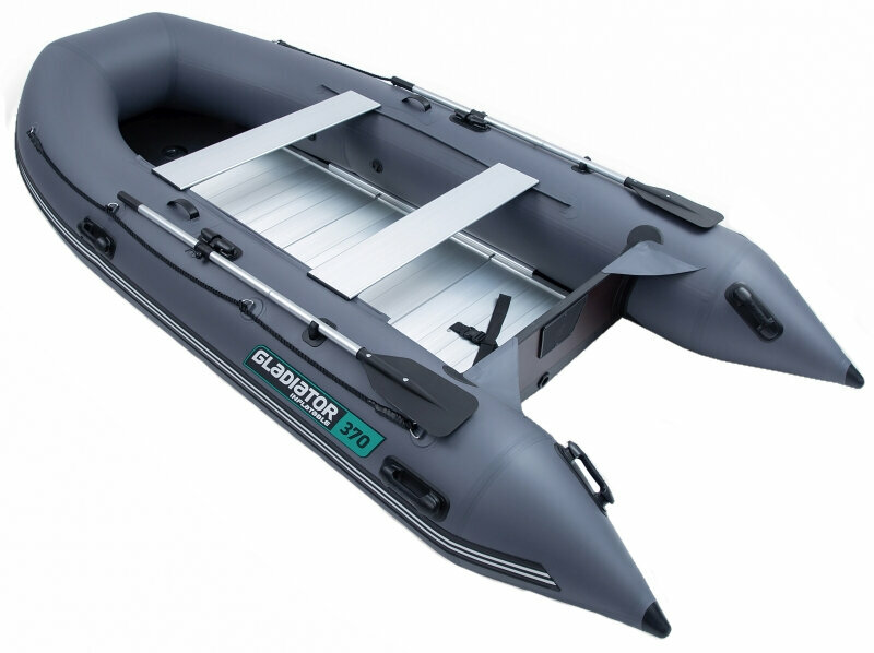 Inflatable Boat Gladiator Inflatable Boat B370AL 370 cm Dark Gray