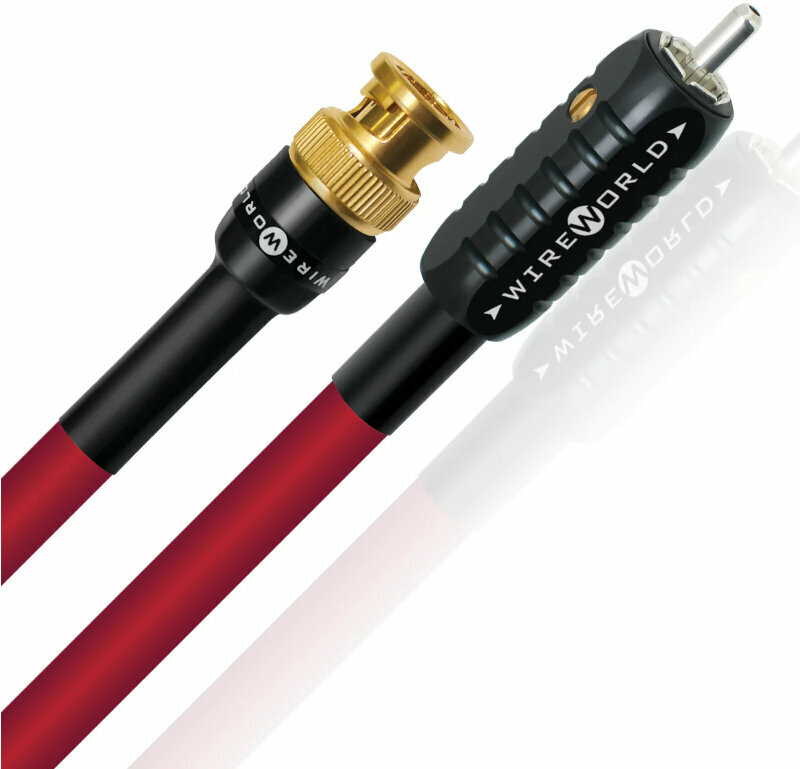 Hi-Fi Câble coaxial WireWorld Starlight 8 (STV) 1,5 m Rouge Hi-Fi Câble coaxial