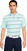 Poloshirt Nike Dri-Fit Tiger Woods Mens Striped Golf Polo Jade Ice/Geode Teal/Summit White/Black L