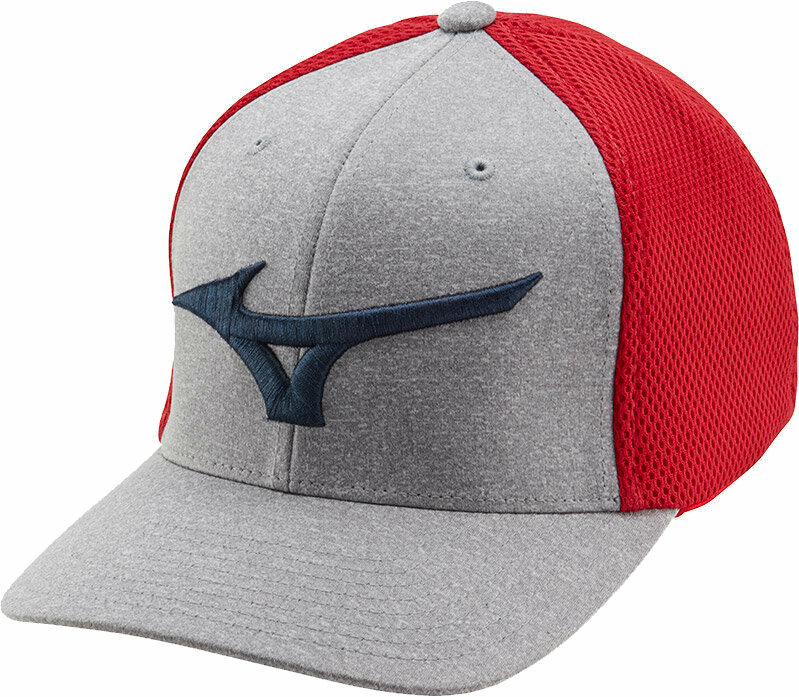 Mizuno Fitted Meshback Cap Red/Navy