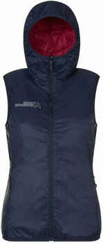 Chaleco para exteriores Rock Experience Golden Gate Hoodie Padded Woman Vest Blue Nights/Cherries Jubilee M Chaleco para exteriores - 1