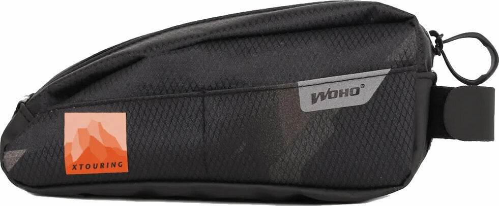 Sac de vélo Woho X-Touring Top Tube Bag Cyber Camo Diamond Black 1,1 L