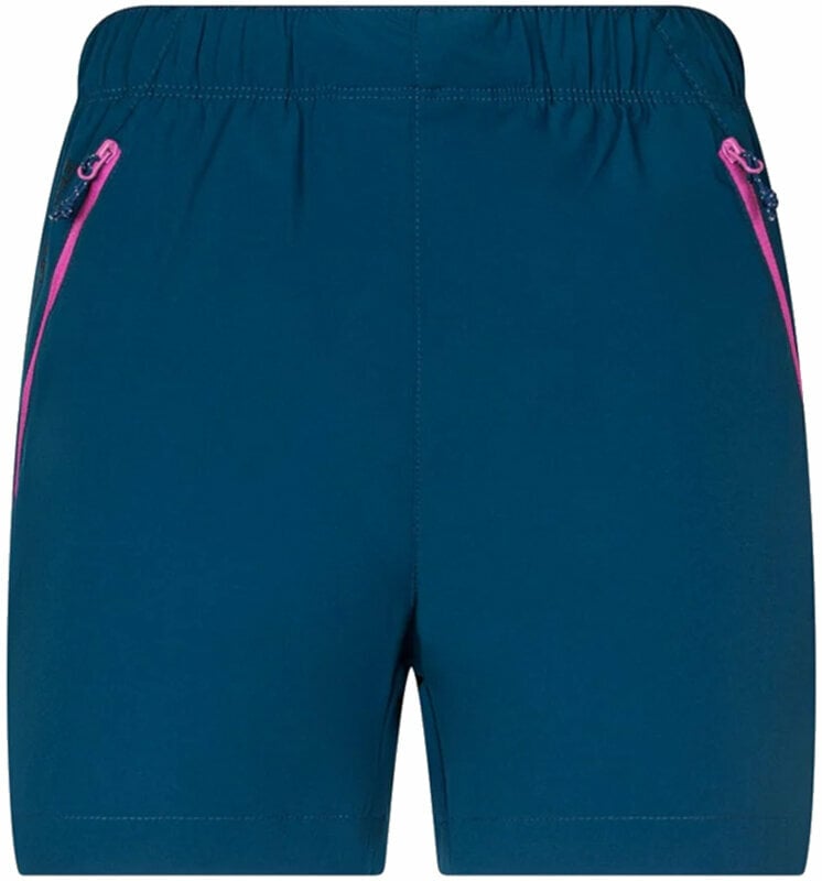 Kratke hlače na prostem Rock Experience Powell 2.0 Shorts Woman Pant Moroccan Blue/Super Pink S Kratke hlače na prostem