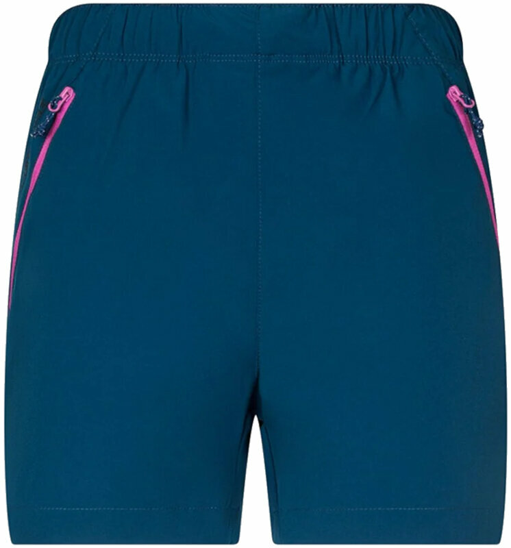 Ulkoilushortsit Rock Experience Powell 2.0 Shorts Woman Pant Moroccan Blue/Super Pink L Ulkoilushortsit