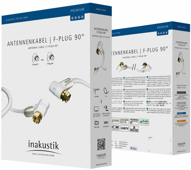 Hi-Fi Koaxiální kabel
 Inakustik Premium HDTV Hi-Fi Koaxiální kabel