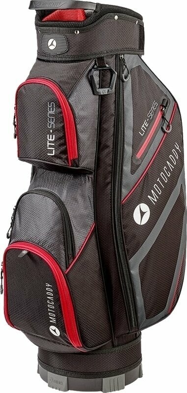 Borsa da golf Cart Bag Motocaddy Lite Series Black/Red Borsa da golf Cart Bag