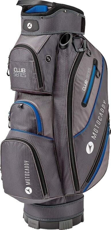 Saco de golfe Motocaddy Club Series Charcoal/Blue Saco de golfe