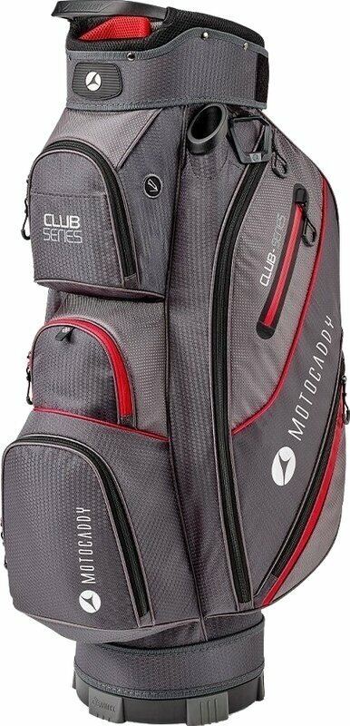 Golfbag Motocaddy Club Series Charcoal/Red Golfbag