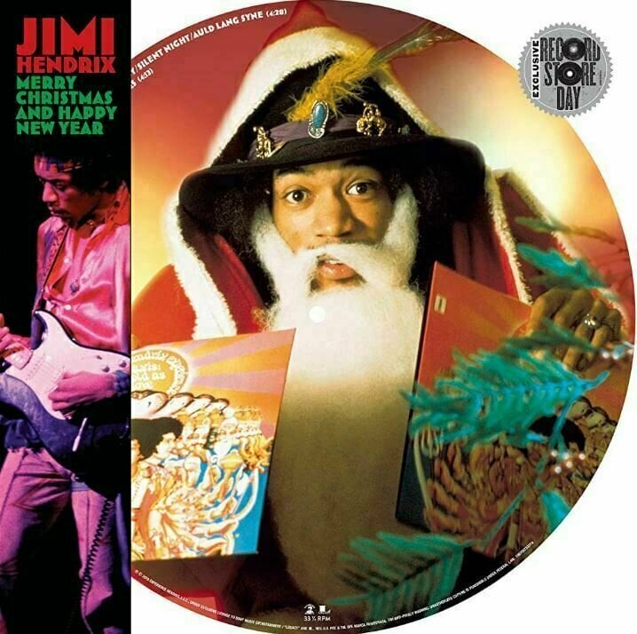 Vinyl Record Jimi Hendrix - Merry Christmas And Happy New Year (12" Vinyl) (EP)