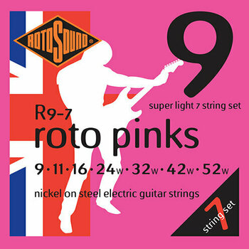 Struny pre elektrickú gitaru Rotosound R9 7 - 1