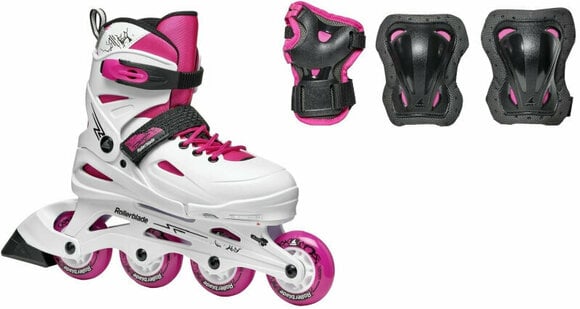 Inline-Skates Rollerblade Fury Combo JR White/Pink 36,5-40,5 Inline-Skates - 1