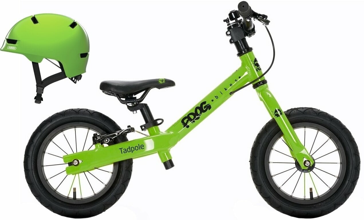 Vélo sans pédales Frog Tadpole SET S 12" Green Vélo sans pédales
