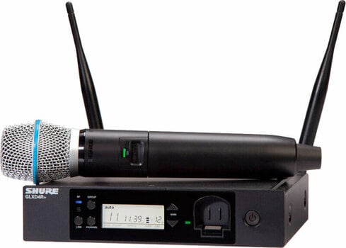 Conjunto de microfone de mão sem fios Shure GLXD24R+E/B87A-Z4 2,4 GHz-5,8 GHz - 1