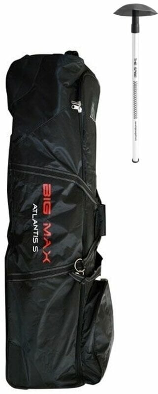 Cestovný bag Big Max Atlantis XL Travel Cover Black/Black + The Spine SET