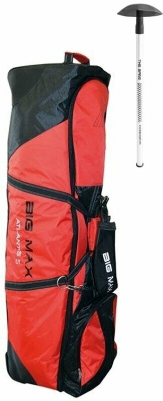 Travel Bag Big Max Atlantis Small Travelcover Red/Black + The Spine SET